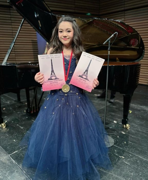Official portrait of Taylor Louise at the Grand Prize Virtuoso competition in Paris